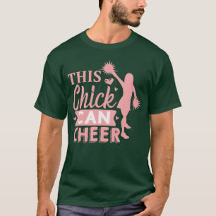Camiseta Esta chica puede animar a las porristas Deportes r
