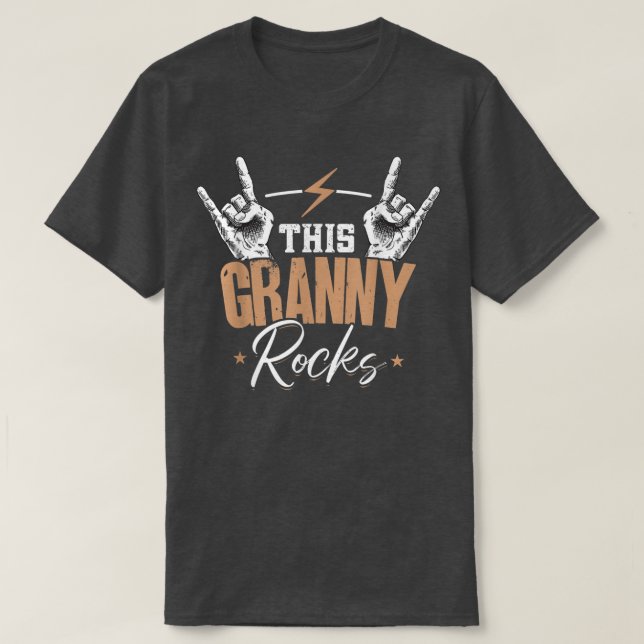 Camiseta Esta chica RocksElectronic Rock Guitar 2959 (Diseño del anverso)