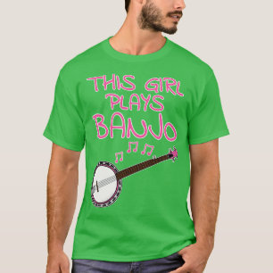 Camiseta Esta Chica toca el banjo de la folclórica banjoist