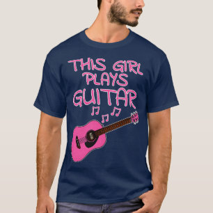 Camiseta Esta Chica toca guitarra a guitarrista acústica