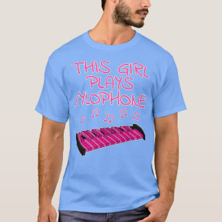 Camiseta Esta Chica toca Xilófona Xilofonista Percu