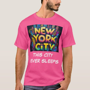 Camiseta Esta ciudad nunca duerme