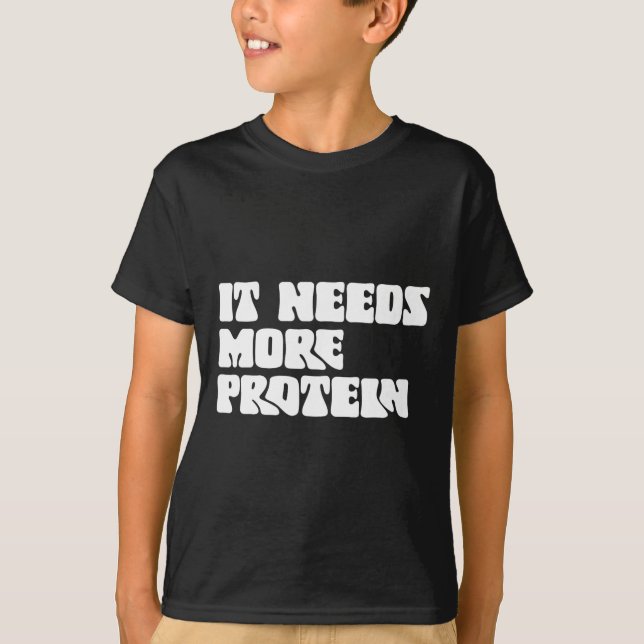 Camiseta Esta Comida Necesita Más Proteína Lover Bodybuildi (Anverso)