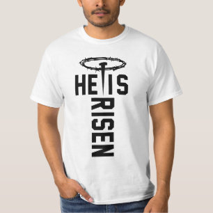 Camiseta Está Creciendo Cruz Jesús Fiesta Día Cristiano De