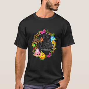 Camiseta Está Creciendo La Cruz Del Leopardo De Pascua Jesú