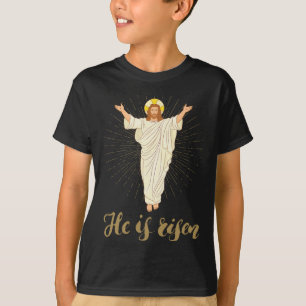 Camiseta Está Creciendo La Fe Cristiana De Jesús En Pascua