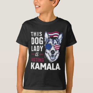 Camiseta Esta Dama De Perro Votó A Kamala