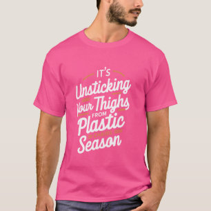 Camiseta Está despegando tus piernas de las sillas de plást