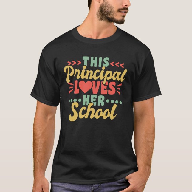 Camiseta Esta directora ama su escuela (Anverso)