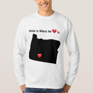 Camiseta Está donde el hogar el corazón OREGON