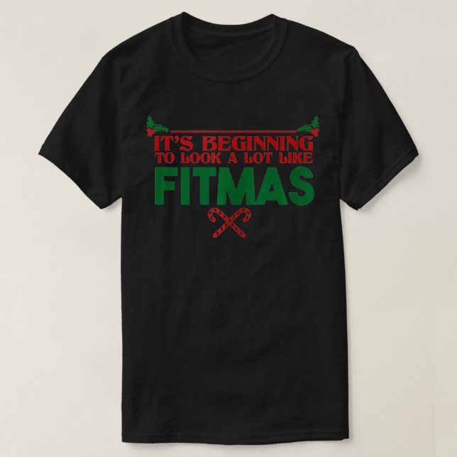 Camiseta Está empezando a parecerse mucho a Fitmas Funny Xm (Diseño del anverso)