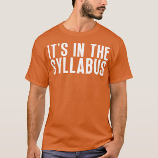 Camiseta Está En El Sílabo 26