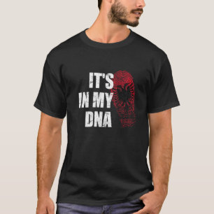 Camiseta Está En La Bandera De Mi Adn Albania Para Los Alba