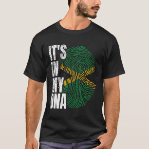 Camiseta Está En La Bandera Jamaiquina De Mi Adn Jamaica