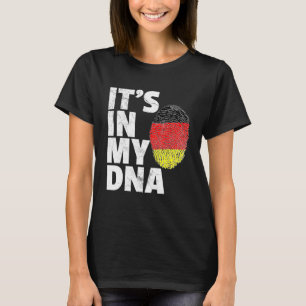 Camiseta Está En Mi Adn Alemania Bandera Alemana Orgullo Na