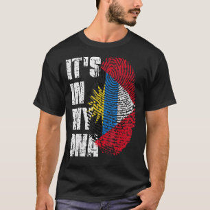 Camiseta Está en mi ADN Antigua y Barbuda Bandera de Antigu