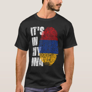 Camiseta Está en mi ADN Armenia Bandera armenia