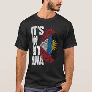 Camiseta Está en mi ADN Bandera Antigua antiguana