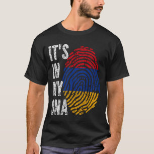 Camiseta ESTÁ EN MI ADN Bandera Armenia Hombres Mujeres Niñ