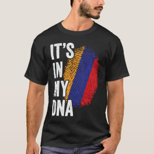 Camiseta ESTÁ EN MI ADN Bandera Armenia Raíces Orgullo Ge
