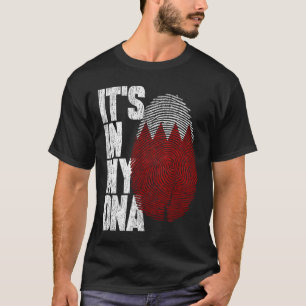 Camiseta Está en mi ADN Bandera bahreiní orgullosa de Bahré