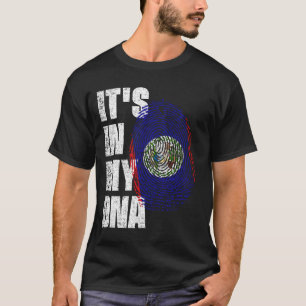 Camiseta ESTÁ EN MI ADN Bandera Belice