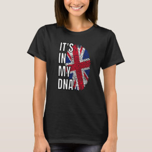 Camiseta Está En Mi Adn Bandera Británica Reino Unido Defir