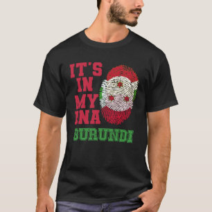 Camiseta Está en mi ADN Bandera burundesa Burundi