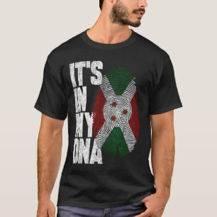 Camiseta Está en mi ADN Bandera burundesa orgullosa de Buru