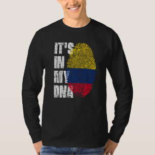 Camiseta Está en mi ADN Bandera colombiana