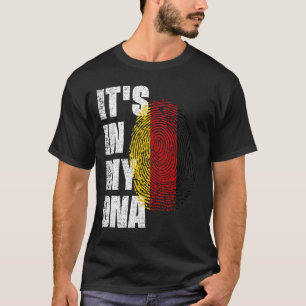 Camiseta ESTÁ EN MI ADN Bandera de Alemania