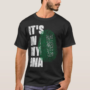 Camiseta ESTÁ EN MI ADN Bandera de Arabia Saudita