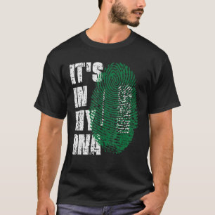 Camiseta Está En Mi Adn Bandera De Arabia Saudita Arabia Sa