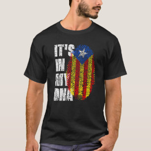 Camiseta Está En Mi Adn Bandera De Cataluña Catalán