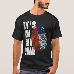 Camiseta ESTÁ EN MI ADN Bandera de Chile