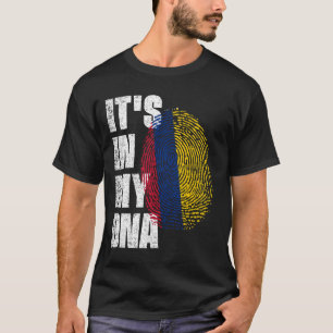 Camiseta ESTÁ EN MI ADN Bandera de Colombia