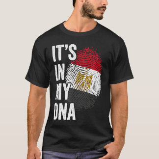 Camiseta ESTÁ EN MI ADN Bandera de Egipto Raíces Egipcias O