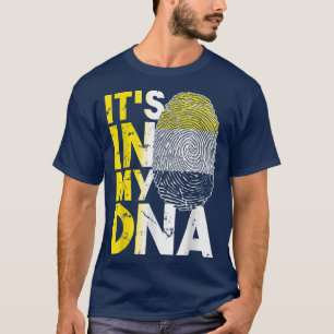 Camiseta Está en mi ADN Bandera de garífunas afrocaribeña 
