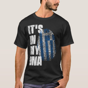 Camiseta ESTÁ EN MI ADN Bandera de Grecia