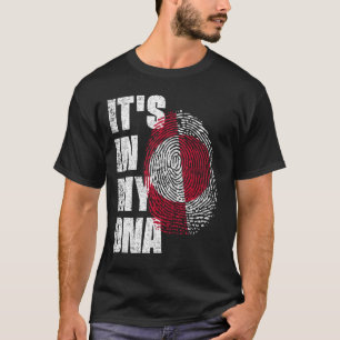 Camiseta ESTÁ EN MI ADN Bandera de Groenlandia