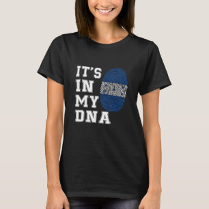 Camiseta Está en mi ADN Bandera de Honduras Orgullosa