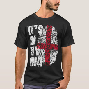 Camiseta ESTÁ EN MI ADN Bandera de Inglaterra Inglés