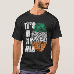 Camiseta ESTÁ EN MI ADN Bandera de Irlanda Irlandés