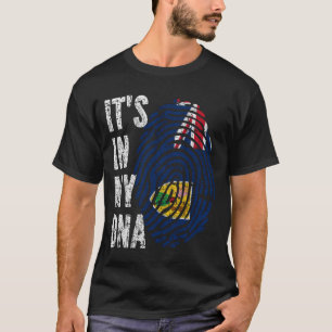Camiseta ESTÁ EN MI ADN Bandera de Islas Turcas y Caicos