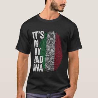 Camiseta Está en mi ADN bandera de Italia papá italiano