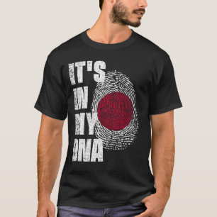 Camiseta ESTÁ EN MI ADN Bandera de Japón