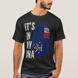 Camiseta ESTÁ EN MI ADN Bandera de los Territorios Francese