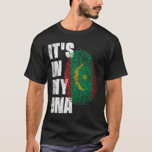 Camiseta ESTÁ EN MI ADN Bandera de Mauritania