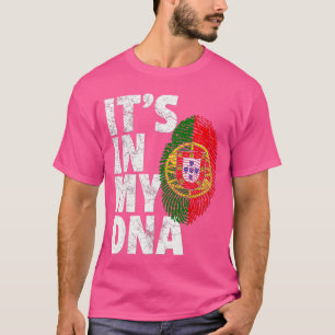 Camiseta Está en mi ADN bandera de Portugal Portugal hombre