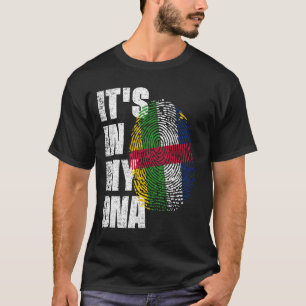Camiseta ESTÁ EN MI ADN Bandera de República Centroafricana
